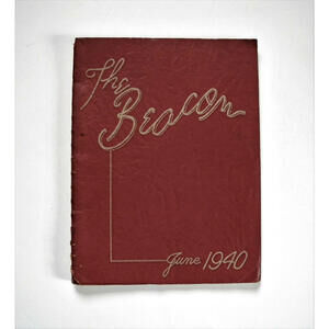Detroit MI The Beacon Yearbook 1940 Annual Western High School Michigan